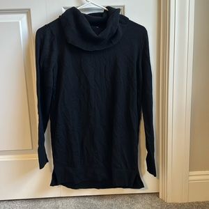 LOFT Black Cowl Neck Sweater